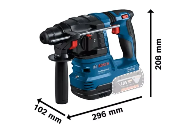 Bosch Cordless Rotary Hammer with SDS plus GBH 185-LI Professional - Image 11