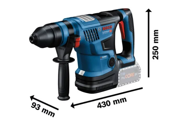 Bosch Cordless Rotary Hammer BITURBO with SDS plus GBH 18V-34 CF (Solo)Professional - Image 9