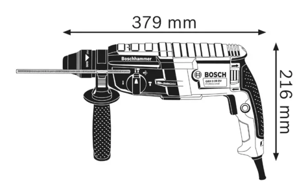 Bosch Rotary Hammer with SDS plus GBH 2-28 DV Professional - Image 6