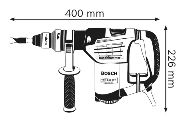 Bosch Rotary Hammer with SDS plus GBH 4-32 DFR Professional - Image 6
