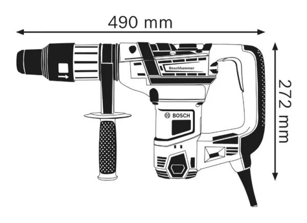 Bosch Rotary Hammer with SDS plus GBH 5-40 D Professional - Image 5