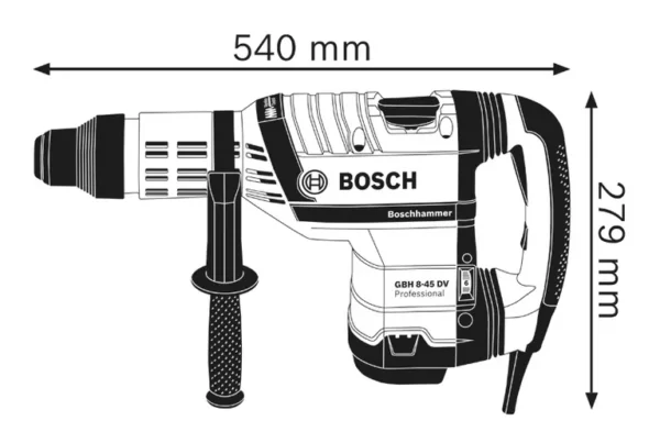 Bosch Rotary Hammer with SDS plus GBH 8-45 DV Professional - Image 6