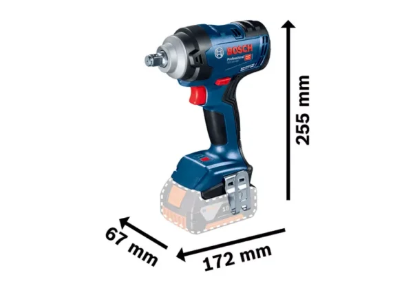 Bosch Cordless Impact Wrench GDS 18V-400 (Solo) Professional - Image 7