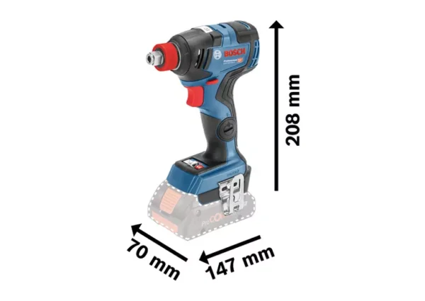 Bosch Cordless Impact Driver/Wrench GDX 18V-200 C Professional - Image 8