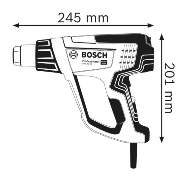 Bosch Heat Gun GHG 20-63 Professional - Image 6