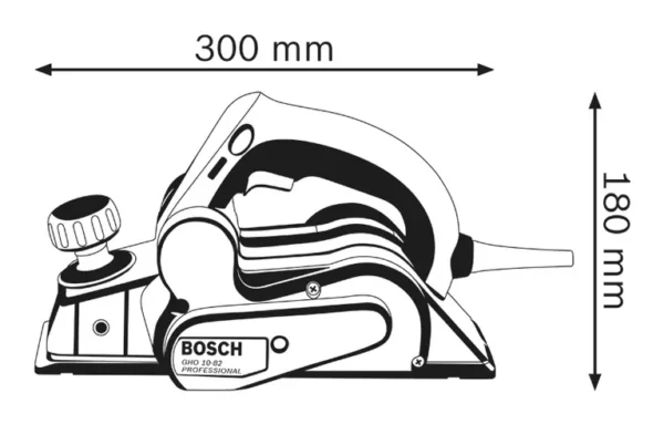 Bosch Planer GHO 10-82 Professional - Image 3