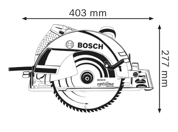 Bosch Hand-Held Circular Saw GKS 235 Turbo Professional - Image 4