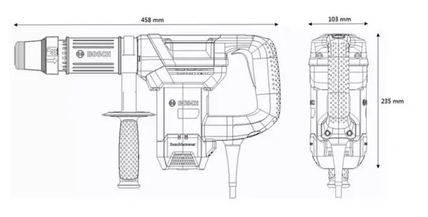 Bosch Demolition Hammer/Breaker with Hex GSH 500 Professional - Image 7