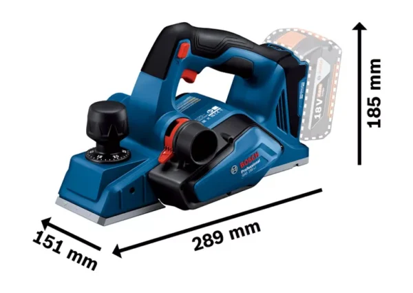 Bosch Cordless Planer GHO 185-LI (Solo) Professional - Image 11