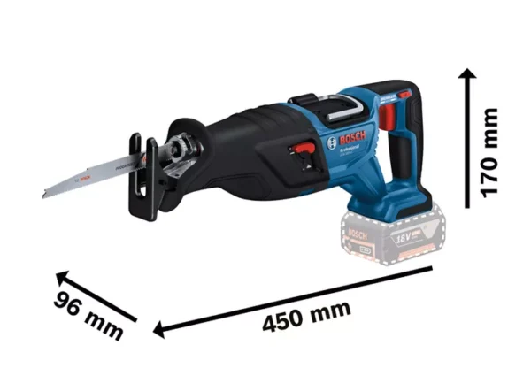 Bosch Cordless Reciprocating Saw GSA 185-LI (Solo) Professional - Image 11