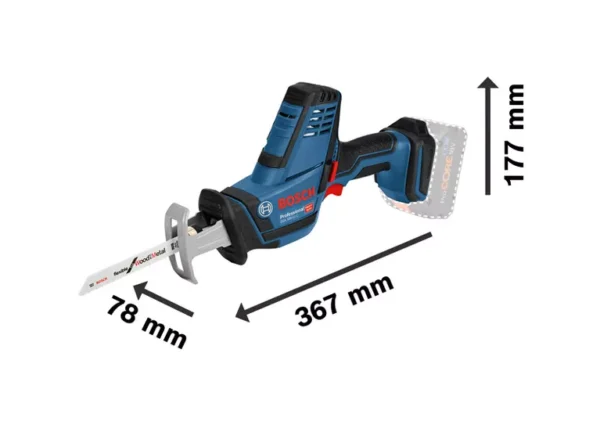 Bosch Cordless Reciprocating Saw GSA 18V-LI C Professional - Image 7